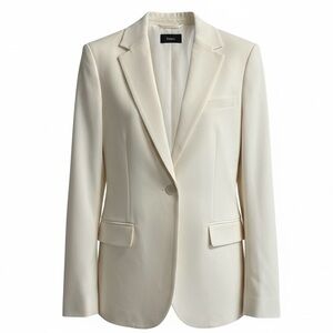 Theory Staple Blazer Admiral Crepe Rice Ivory Women’s Size 0 New with tags